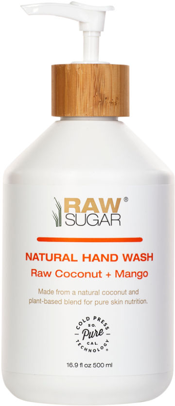 While We In The Western World May Only Have Just Discovered - Raw Sugar Hand Wash - Raw Coconut + Mango 16.9 Fl Oz (683x1024), Png Download