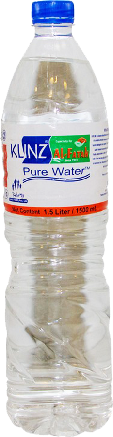 Klinz Alfatah Pure Water - Plastic Bottle (1000x1000), Png Download