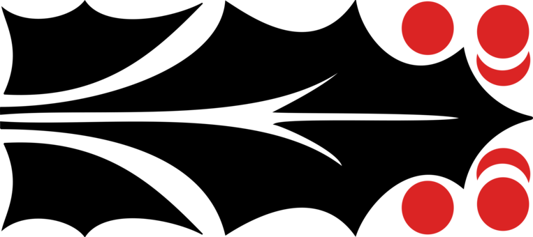 Common Holly Mistletoe Christmas Computer Icons - Folha Natal Vetor (763x340), Png Download