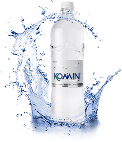 Komin-aquifer Pure Water - Transparent Background Png Water Splash (411x475), Png Download