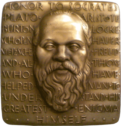 'honor To Socrates' By Robert A - Christian Cross (440x456), Png Download