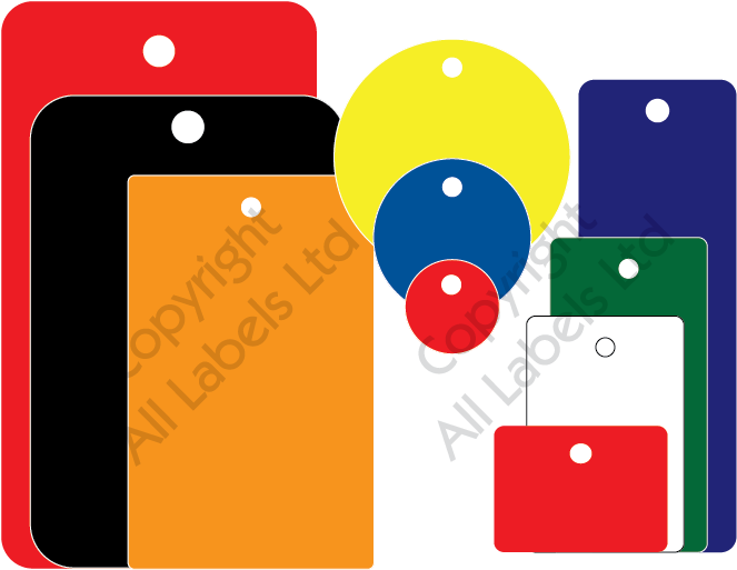 Plastic Tags - Blank - Plastic (682x526), Png Download