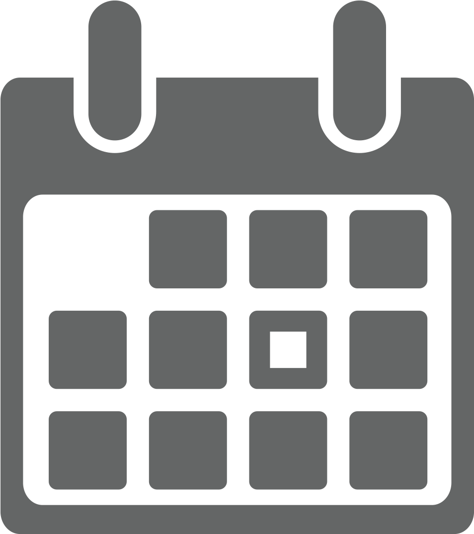 Athletic Events Monthly Calendar - Calendar Icon Grey Png (1090x1090), Png Download