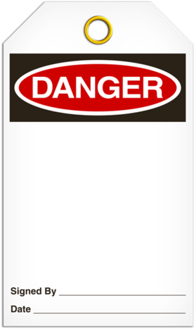 Osha Danger Safety Tag - Trend Enterprises Argus Poster, Anger Is Only Only (359x480), Png Download
