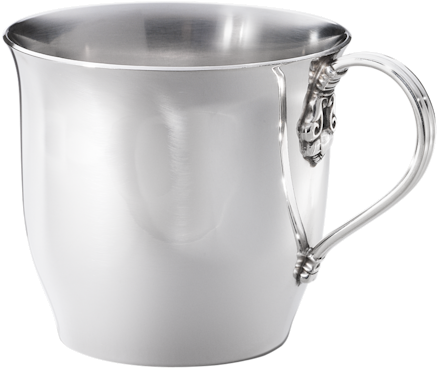 Georg Jensen - Georg Jensen Living Acorn Child's Cup In Silver (600x600), Png Download