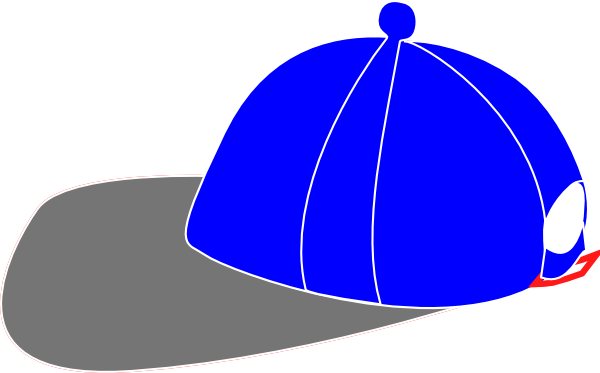 Hat Clip Art At Clker Com Online - Snapback Clipart (600x373), Png Download