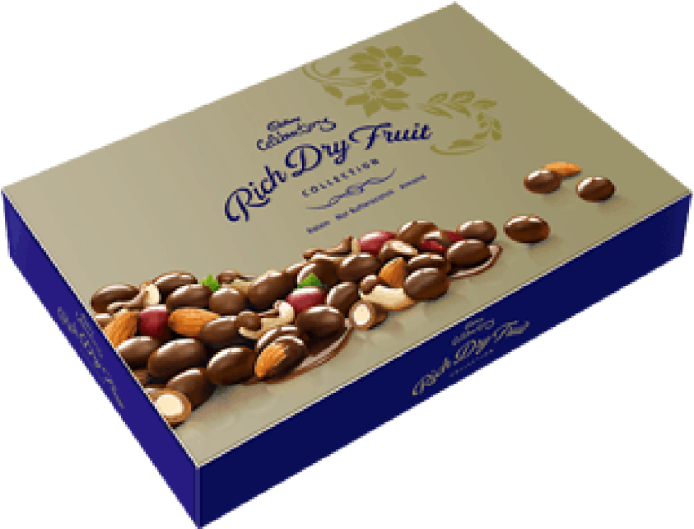 Cadbury Dairy Milk Celebrations Rich Dry Fruit Collection - Dairy Milk Gift Box (1024x1024), Png Download