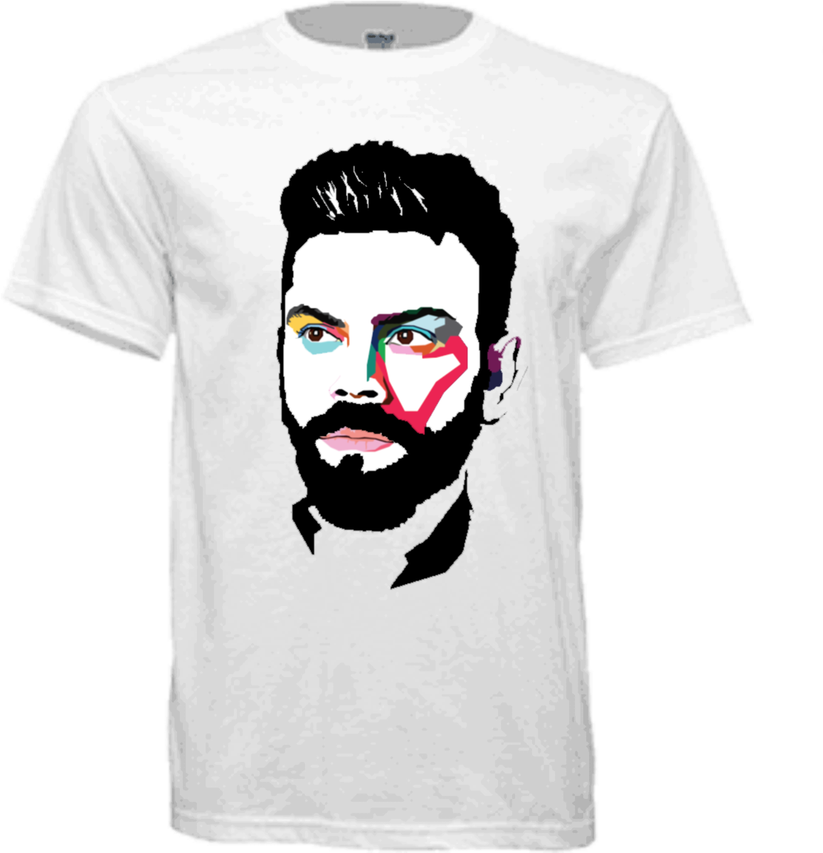 Virat Kohli Ipl Exclusive Tee - Active Shirt (480x479), Png Download