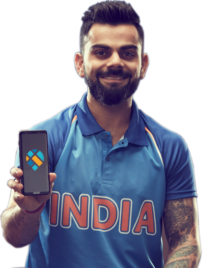 Virat Kholi R2i - Remittances To India (412x544), Png Download