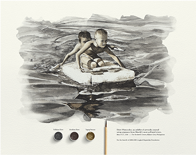 “dirty Watercolor Campaign” Tbwa\santiago Mangada Puno (400x400), Png Download