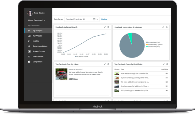 Every Marketer Wants To Tangibly Prove Their Social - Calendar Spark (637x374), Png Download