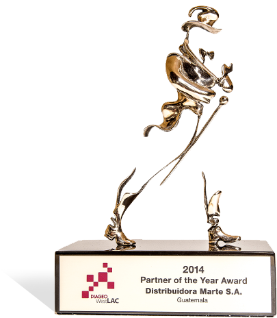 Diageo "partner Of The Year" Awards - Awards Trophies 3d Models (576x576), Png Download