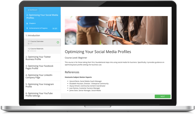How To Get Your Hootsuite Social Marketing Certification - Social Media Marketing (747x432), Png Download