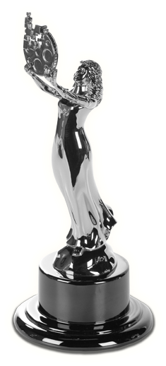 Young Hollywood Award Statue (268x550), Png Download