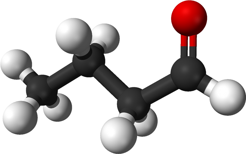 Butyraldehyde 3d Balls - Acidos Grasos De Cadena Corta (919x611), Png Download