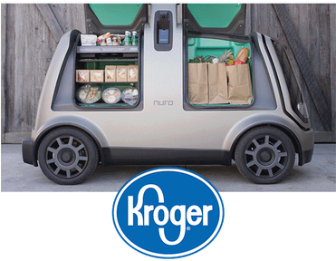 Kroger, Nuro Launch Self-driving Delivery Pilot - Nuro Self Driving Car (370x370), Png Download