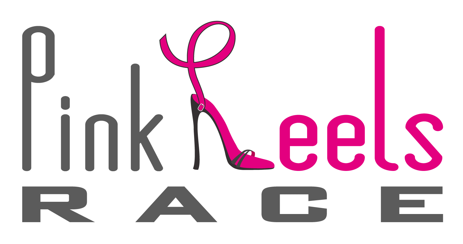 Pink Heels Race Is An Annual Charity Event Organized - Standard Paper Size (2447x963), Png Download
