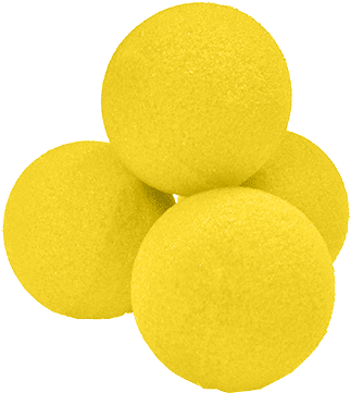 2 Inch High Density Ultra Soft Sponge Ball Pack Of - Lego Infinity Stone Yellow (400x400), Png Download