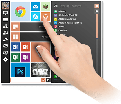 To Read About Our Philosophy Behind Start Menu Reviver, - Start Menu Reviver 2 (418x360), Png Download