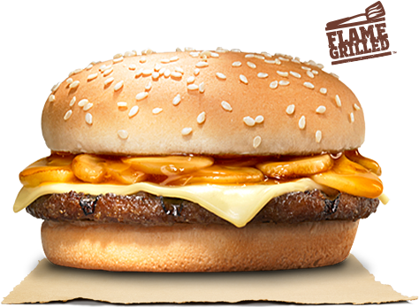 Burger King Single Mushroom Swiss - Mushrooms And Swiss King (500x540), Png Download