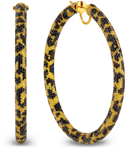 Description - Jacob And Co Diamond Hoops (490x490), Png Download