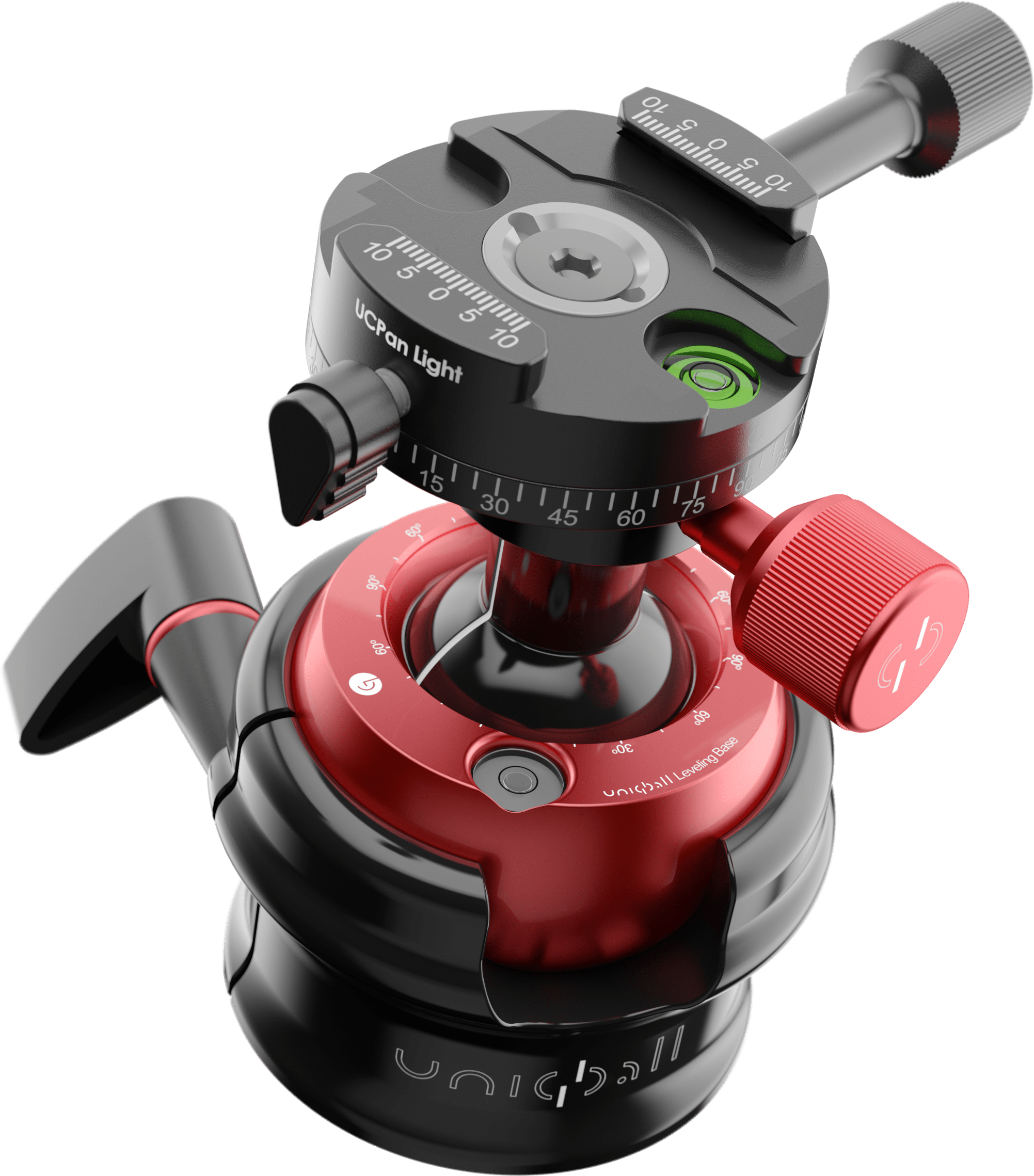 Ubh 35p Ballhead With Ultra-light Pano Clamp - Uniqball Ubh 35p Ball Head With Ultra-light Pano Clamp (4500x2531), Png Download