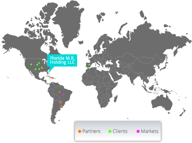 Florida Map - Map Of World Ppt (626x473), Png Download