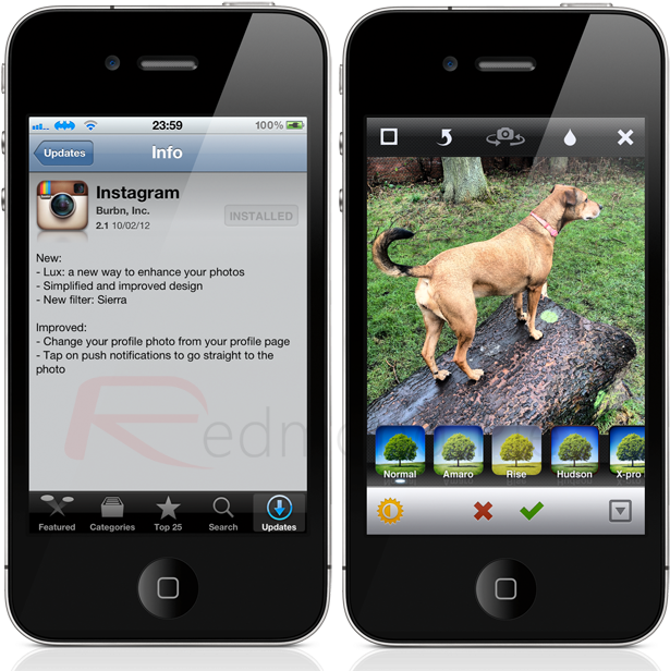 The Already Extensive Filters Which Were Available - Burbn Instagram (640x618), Png Download