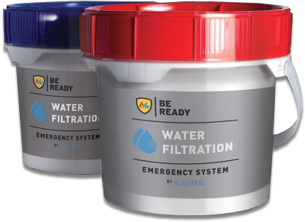 Aqua Pail 1100 Gallon Water Filter - Bottle (500x500), Png Download