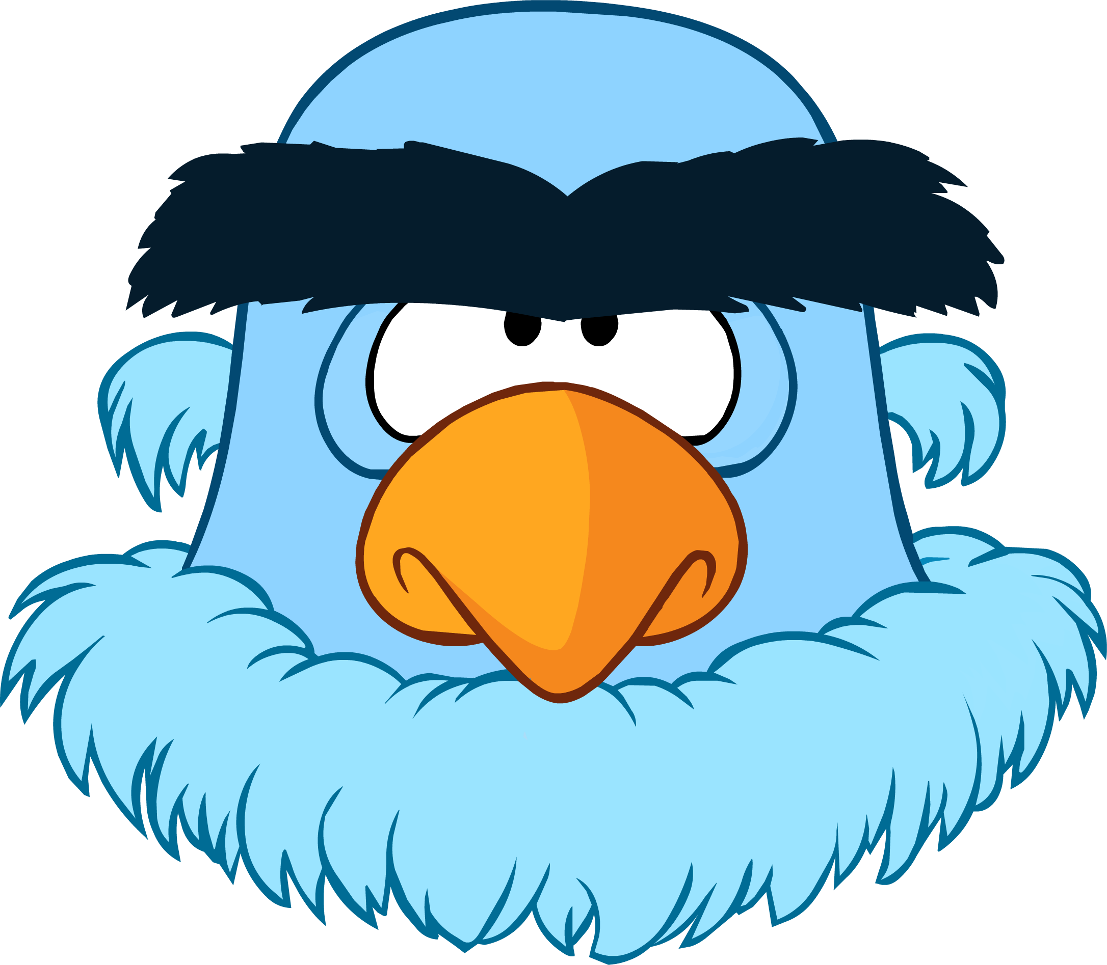 Sam Eagle Head Clothing Icon Id - Wiki (2172x1895), Png Download