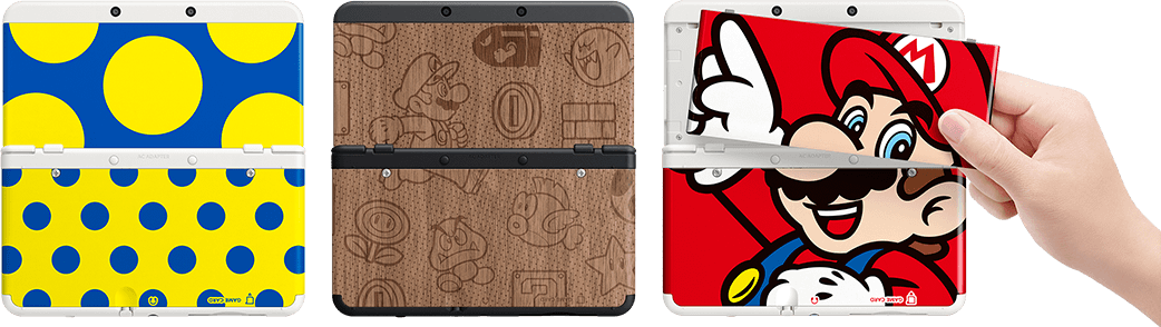 きせかえプレート - 3ds Replaceable Cover Plates (1042x294), Png Download