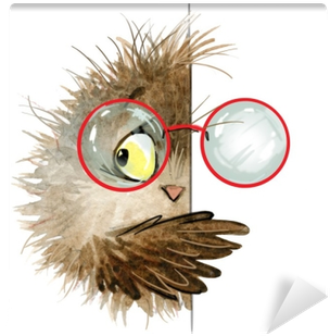 Watercolor Fschool Books Illustration Wall Mural • - Dibujo Libro Acuarela (400x400), Png Download