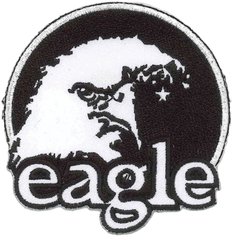 1251 Eagle Head Patch 3" - Eagle Head (600x600), Png Download