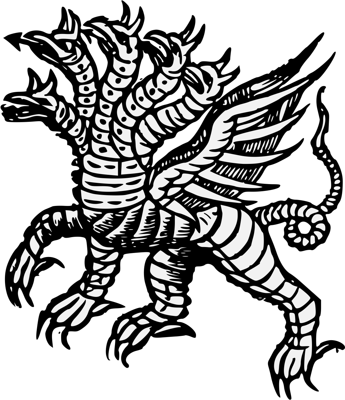 Details, Png - Hydra Heraldry (1124x1293), Png Download