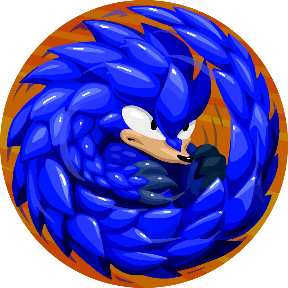 I Splitted The Agar - Agario Retro Fever Skin Sonic (1000x1000), Png Download