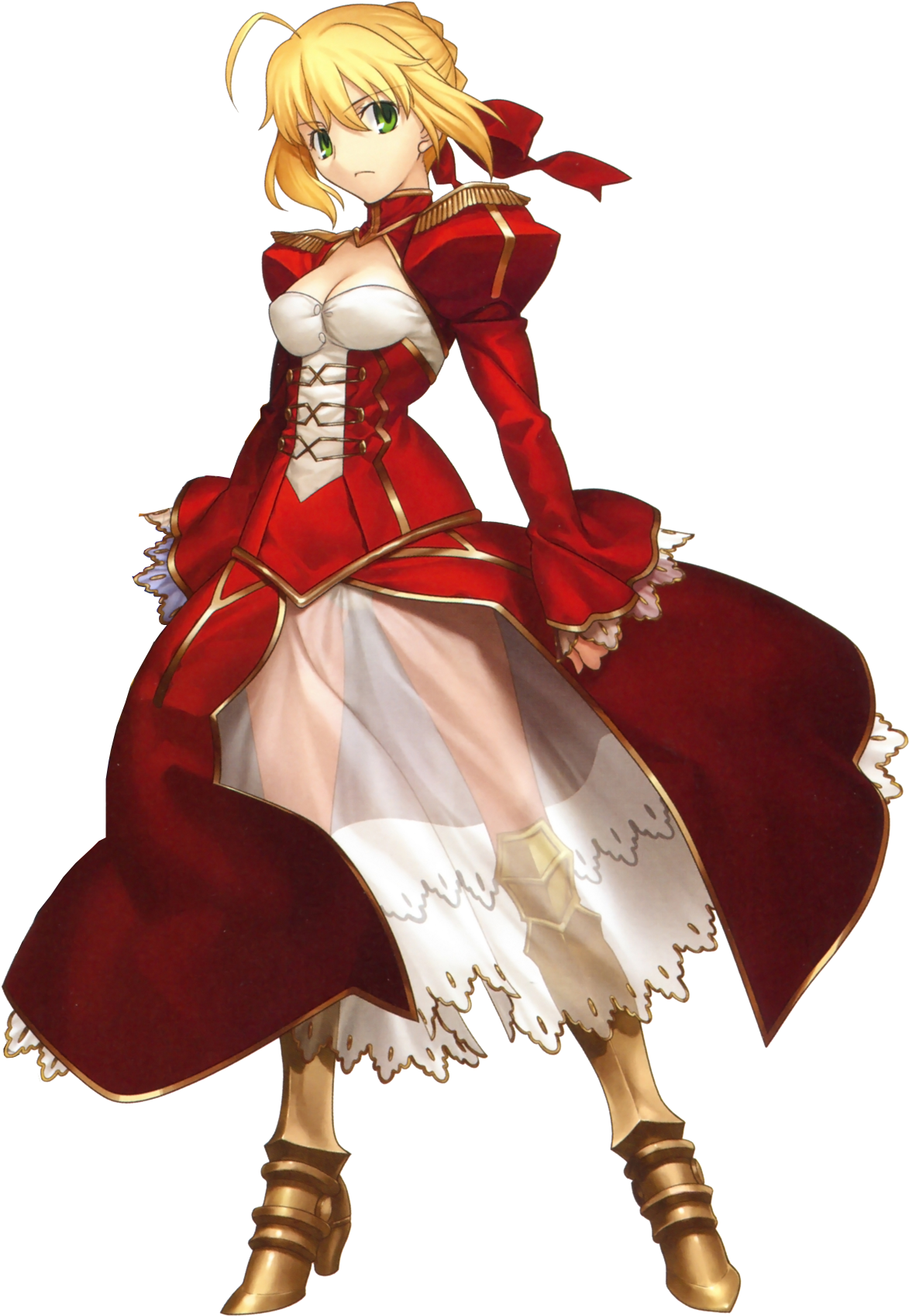 Saber Protagonist Extra - Saber Fate Last Encore (1500x1750), Png Download