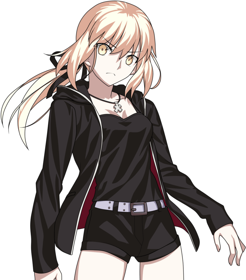 Shinjuku Dress Saber Alter - Fate Saber Alter Casual (877x1024), Png Download