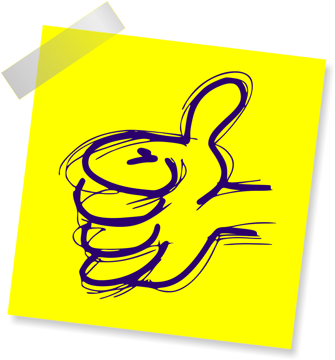 It's Okay To Quit - Thumb Signal (1280x1280), Png Download