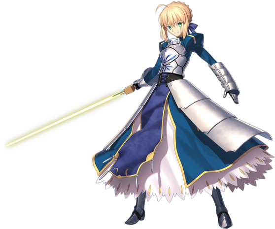 Summoning Fate/stay Night's Saber In D&d 5th Edition - Saber Arturia Pendragon (564x479), Png Download