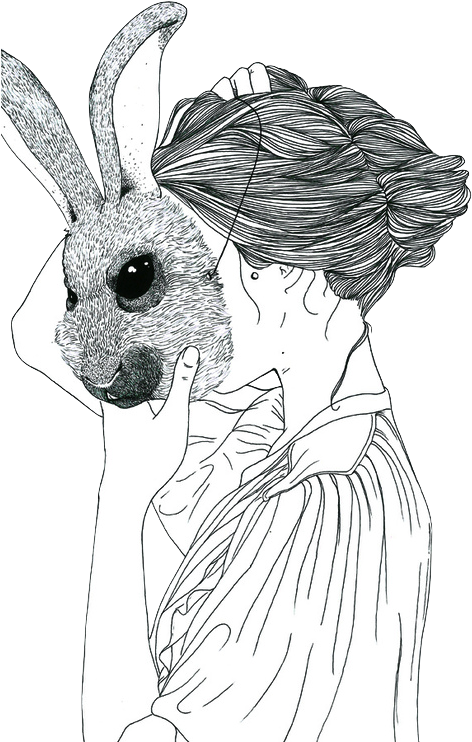 Art Transparent Tumblr Pictures Png Art Transparent - Esa Chica La Oreja De Van Gogh (483x750), Png Download