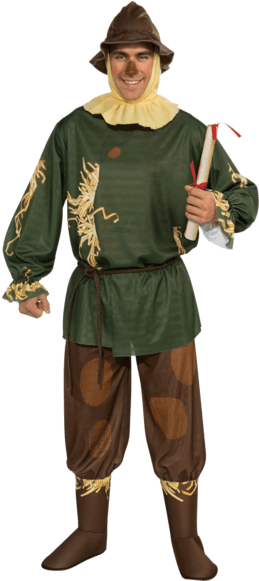 Official Wizard Of Oz Scarecrow Costume - Scarecrow Wizard Of Oz Costume (366x580), Png Download