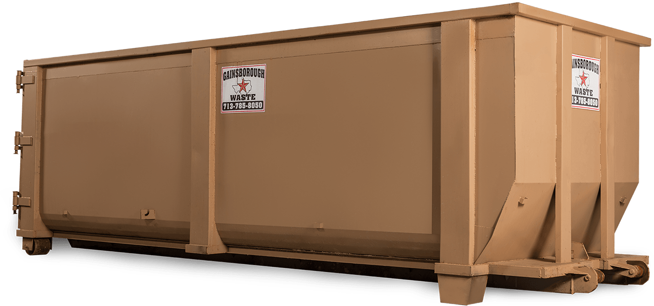 15 Yard Roll Off Dumpster - Dumper (1365x682), Png Download