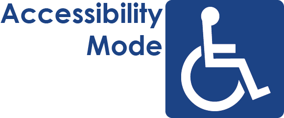 Click Here For Southern Bank Accessibility Mode Website - Handicap Sign (580x242), Png Download