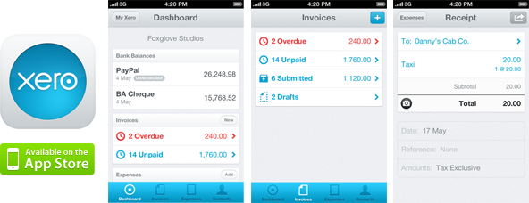 Xero Accounting (592x228), Png Download
