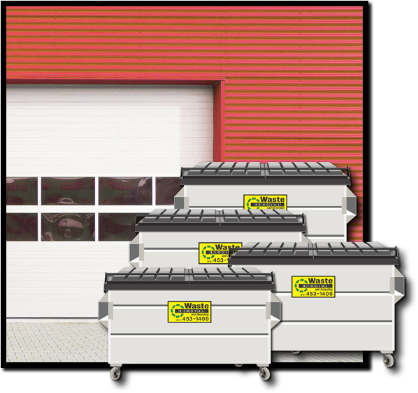 Commercial Dumpster Rental - Waste Removal & Recycling (599x586), Png Download