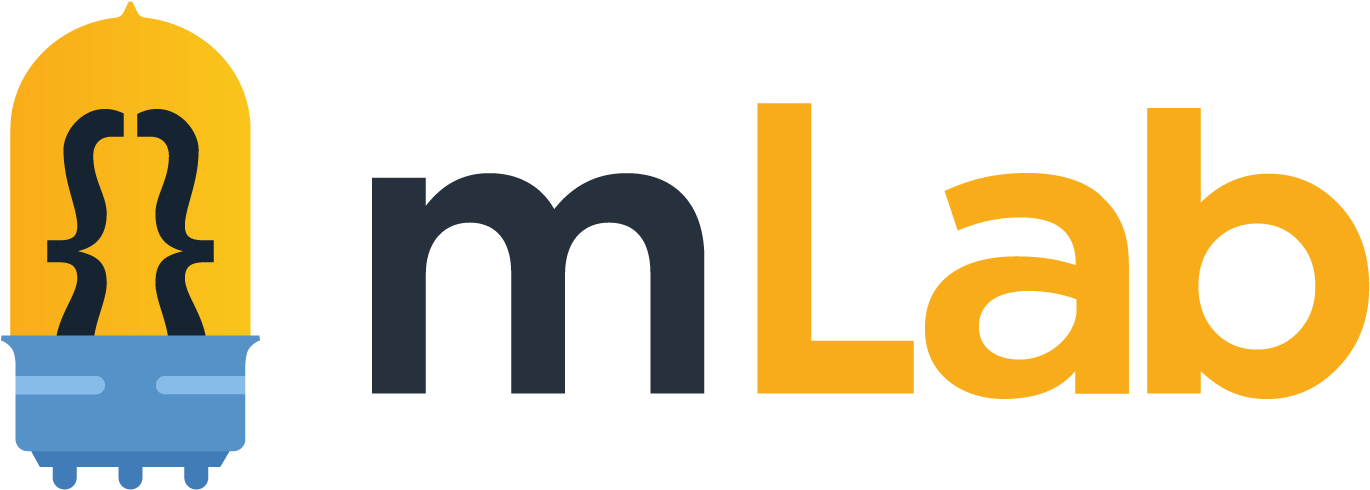 For Light Backgrounds - Mlab Mongodb (1600x800), Png Download