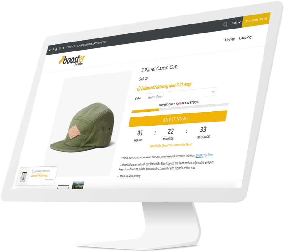 Shopify Booster Theme Review (1024x951), Png Download