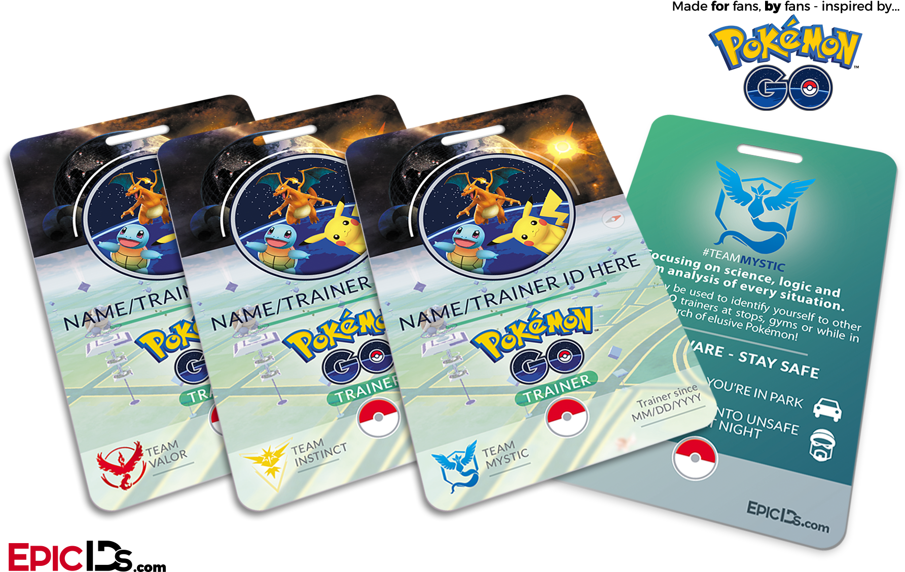 Pokemon Go Inspired Team Mystic, Valor Or Instinct - Pokemon Go (1882x1181), Png Download