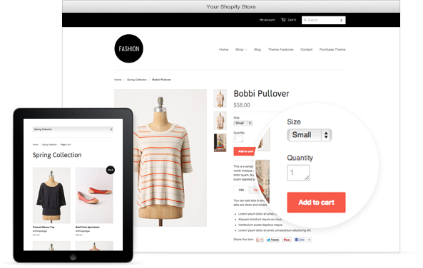 Design A Online Store - Online Store Design Ideas (593x377), Png Download