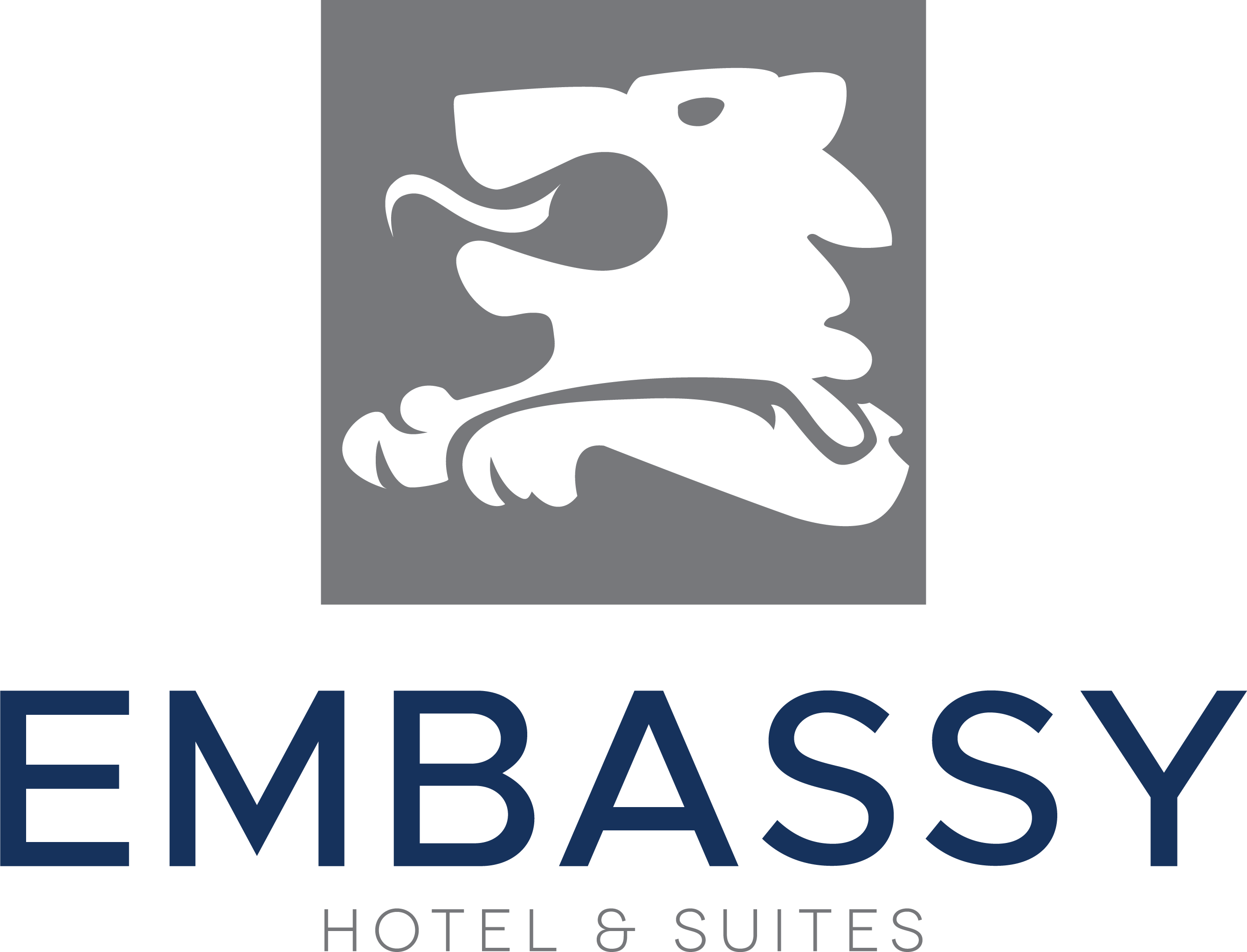 Ottawa Embassy Hotel Suites Logo Vertical - Embassy Church (2675x2043), Png Download